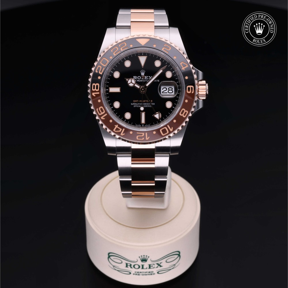 rolex-certified-pre-owned-GMT-Master II-40 mm-Everose Rolesor-2021-M126711CHNR-0002