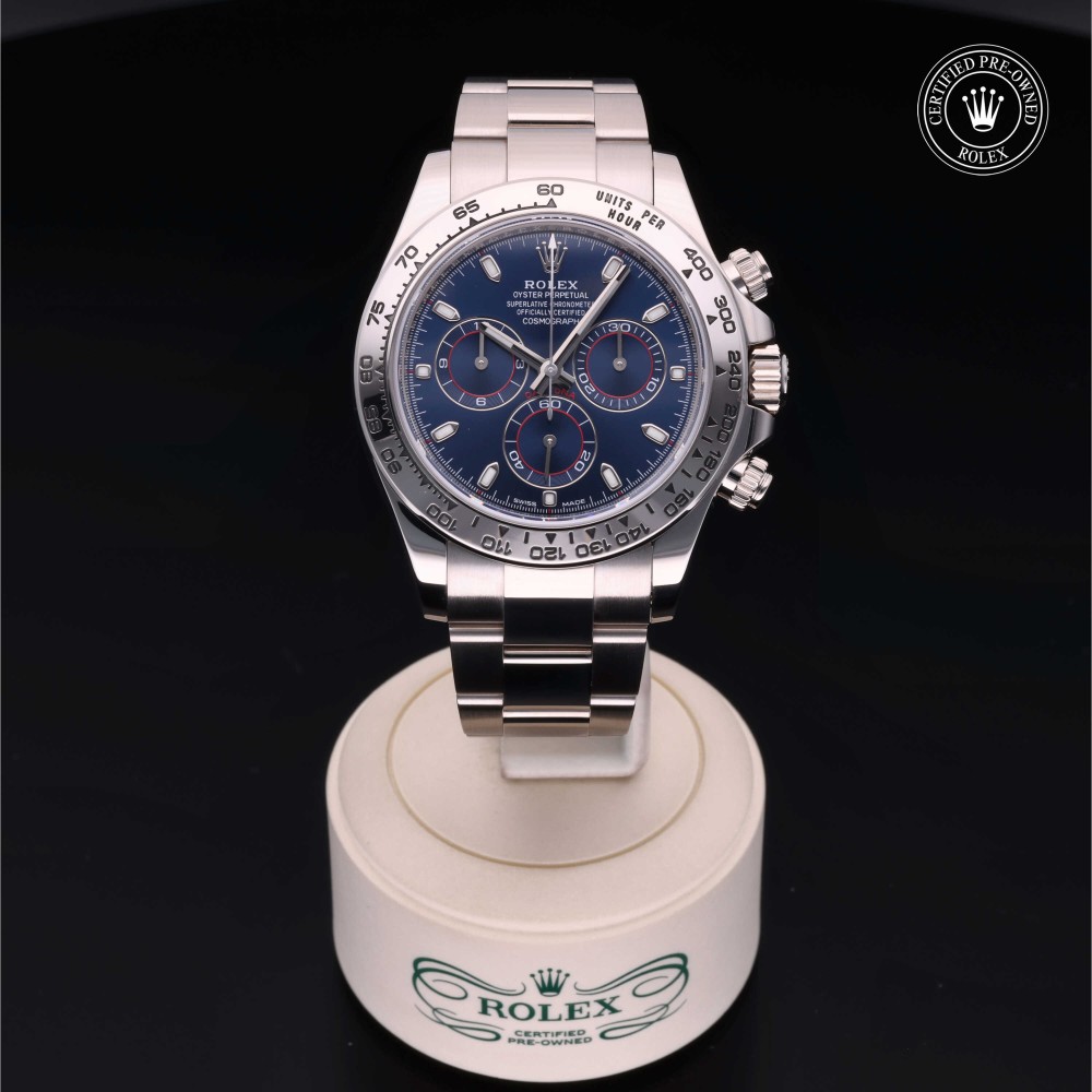 rolex-certified-pre-owned-Cosmograph Daytona-40 mm-18ct White Gold-2019-M116509-0071