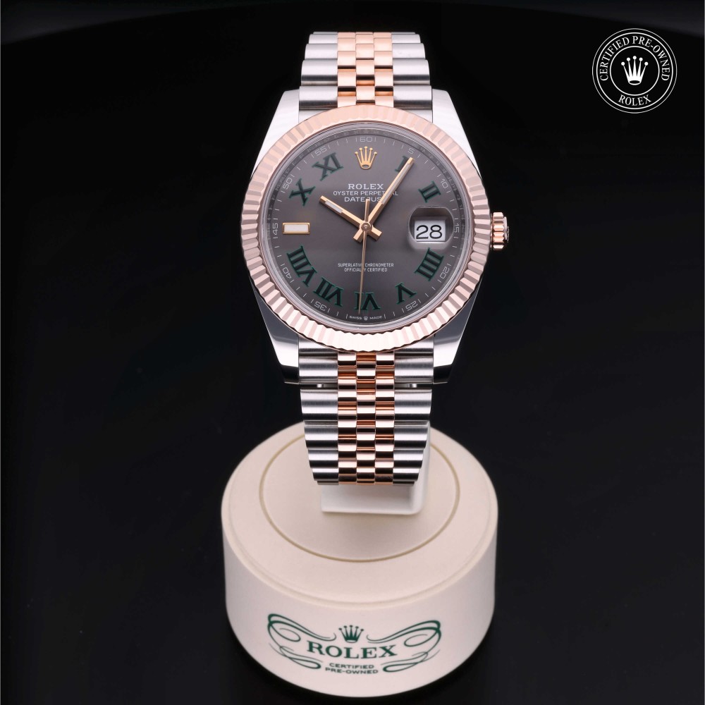 rolex-certified-pre-owned-Datejust-41 mm-Everose Rolesor-2018-M126331-0015