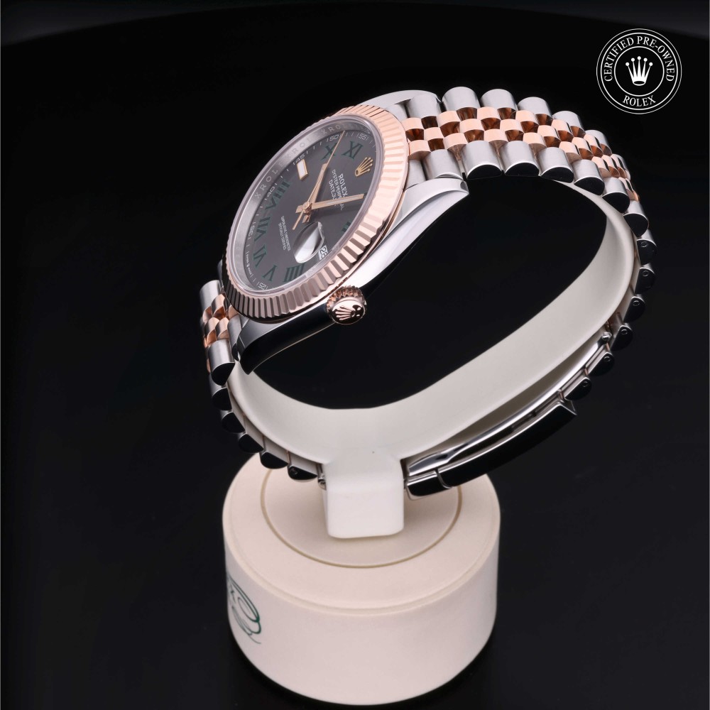 rolex-certified-pre-owned-Datejust-41 mm-Everose Rolesor-2018-M126331-0015