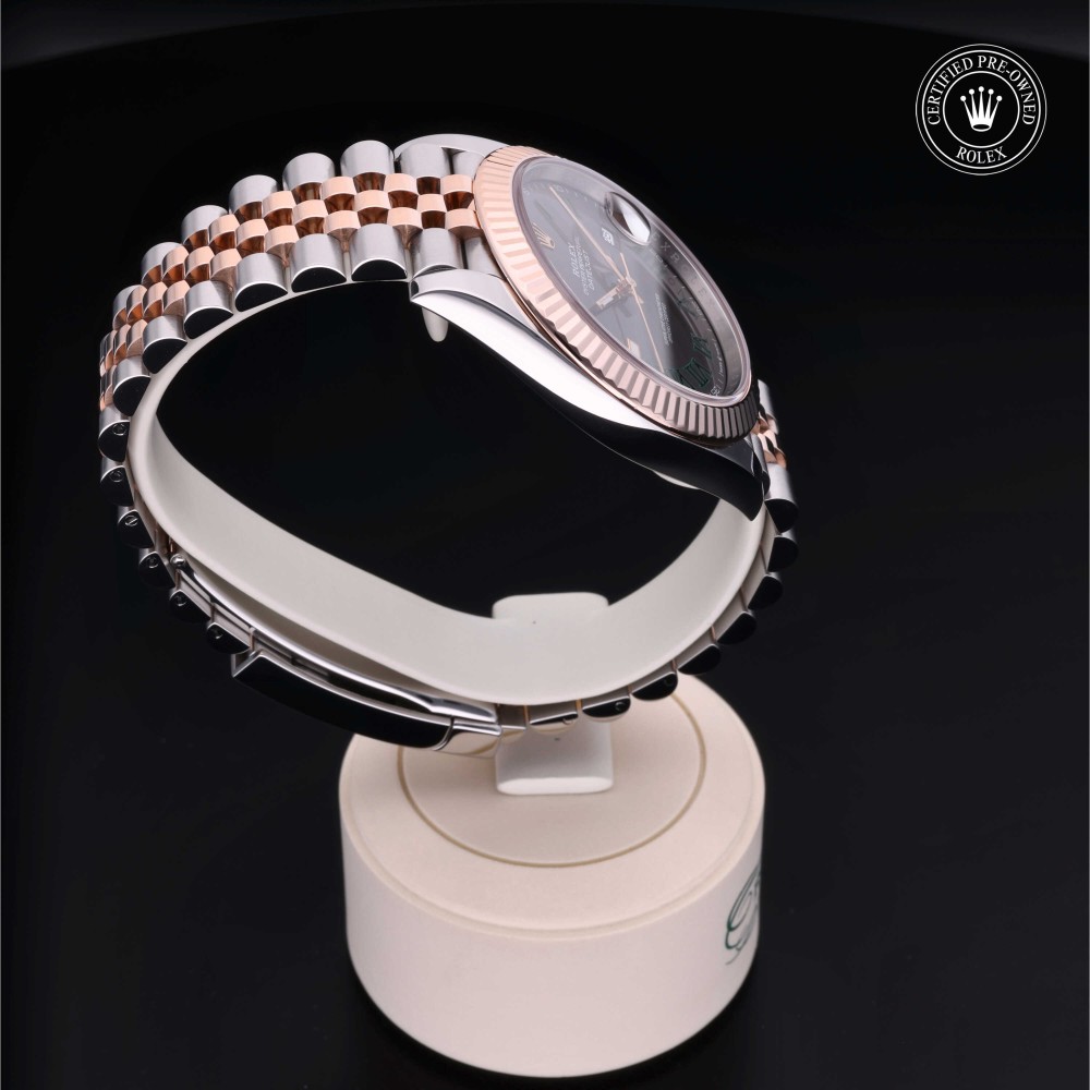 rolex-certified-pre-owned-Datejust-41 mm-Everose Rolesor-2018-M126331-0015