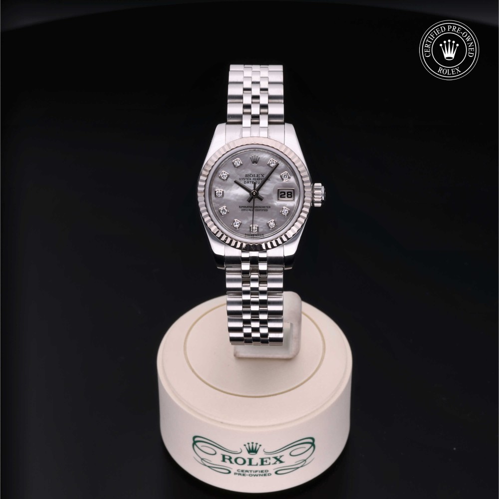 rolex-certified-pre-owned-Lady-Datejust-26 mm-White Rolesor-2006-M179174-0029