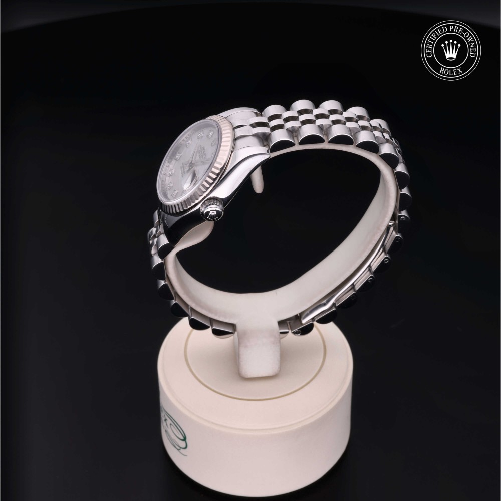 rolex-certified-pre-owned-Lady-Datejust-26 mm-White Rolesor-2006-M179174-0029