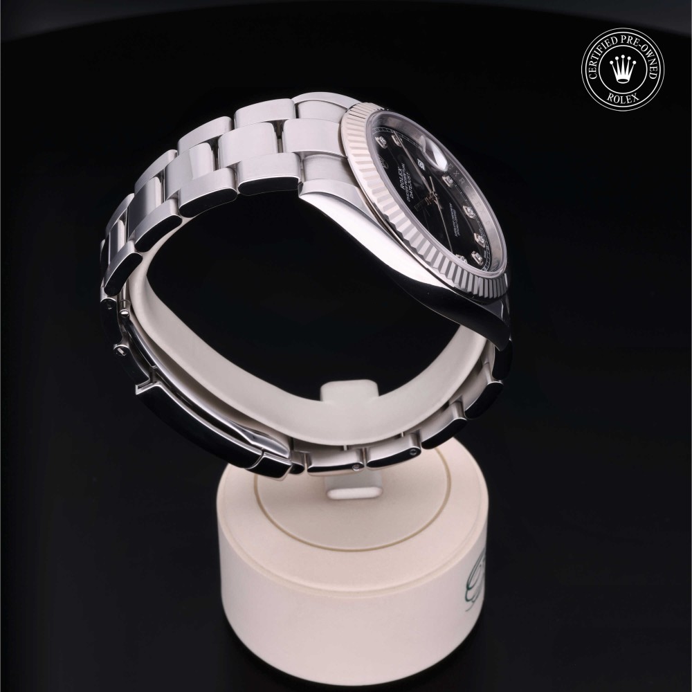 rolex-certified-pre-owned-Datejust-41 mm-White Rolesor-2018-M126334-0012