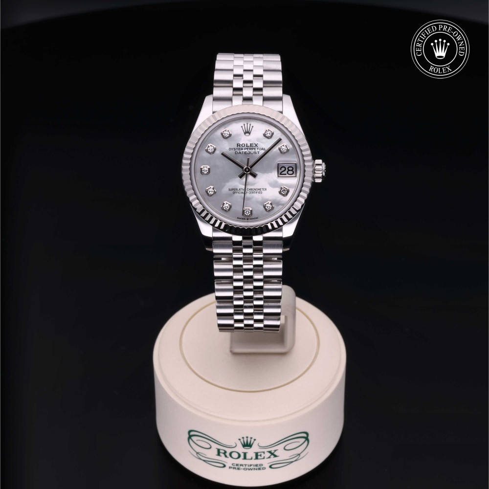 rolex-certified-pre-owned-Datejust-31 mm-White Rolesor-2020-M278274-0006