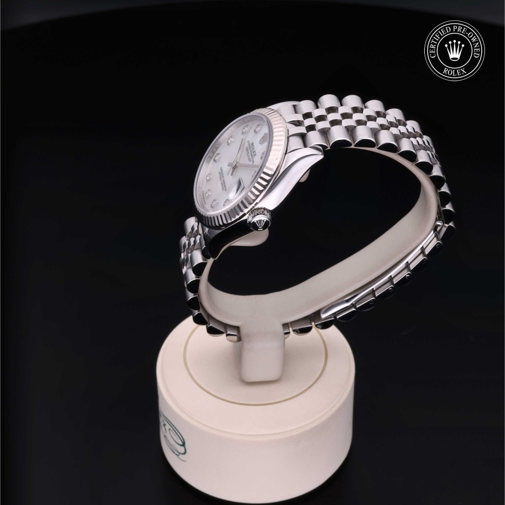 rolex-certified-pre-owned-Datejust-31 mm-White Rolesor-2020-M278274-0006