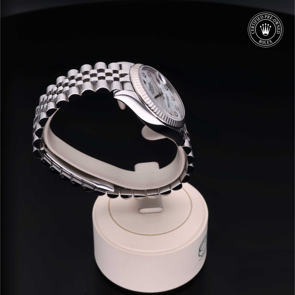 rolex-certified-pre-owned-Datejust-31 mm-White Rolesor-2020-M278274-0006