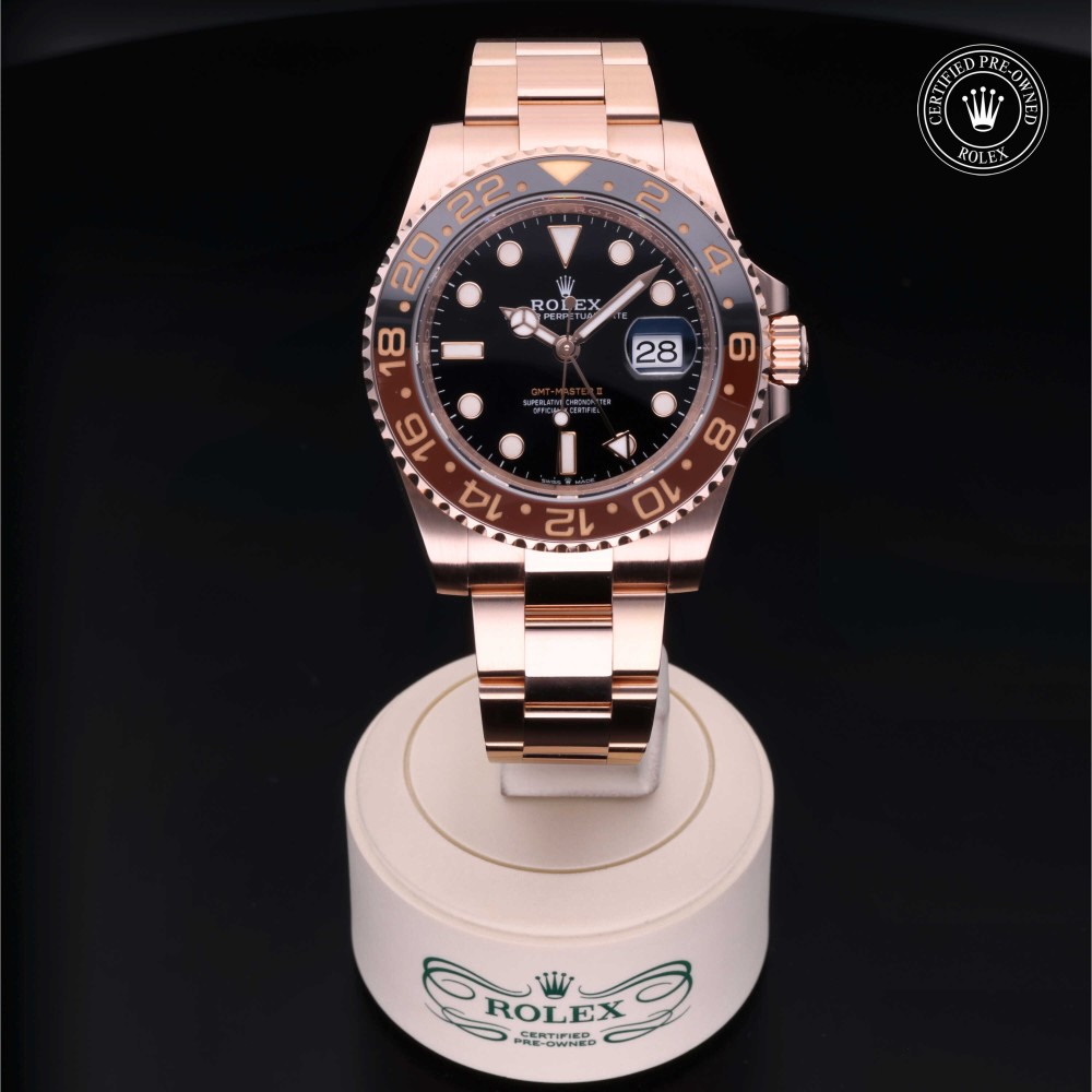 rolex-certified-pre-owned-GMT-Master II-40 mm-18ct Everose Gold-2018-M126715CHNR-0001