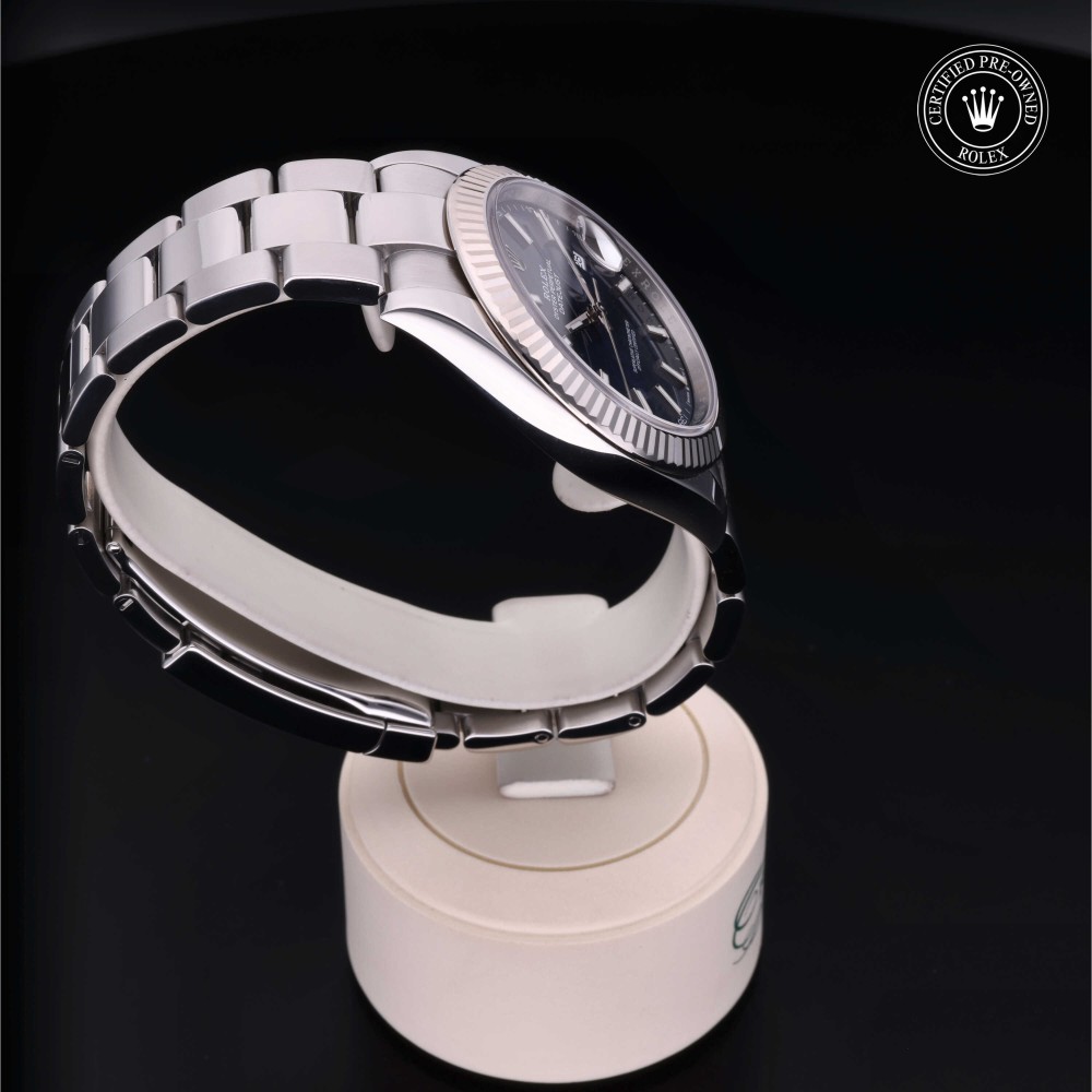 rolex-certified-pre-owned-Datejust-41 mm-White Rolesor-2021-M126334-0001