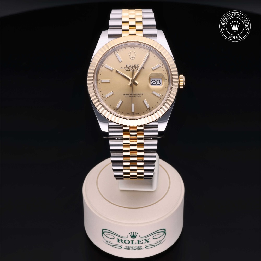 rolex-certified-pre-owned-Datejust-41 mm-Yellow Rolesor-2020-M126333-0010