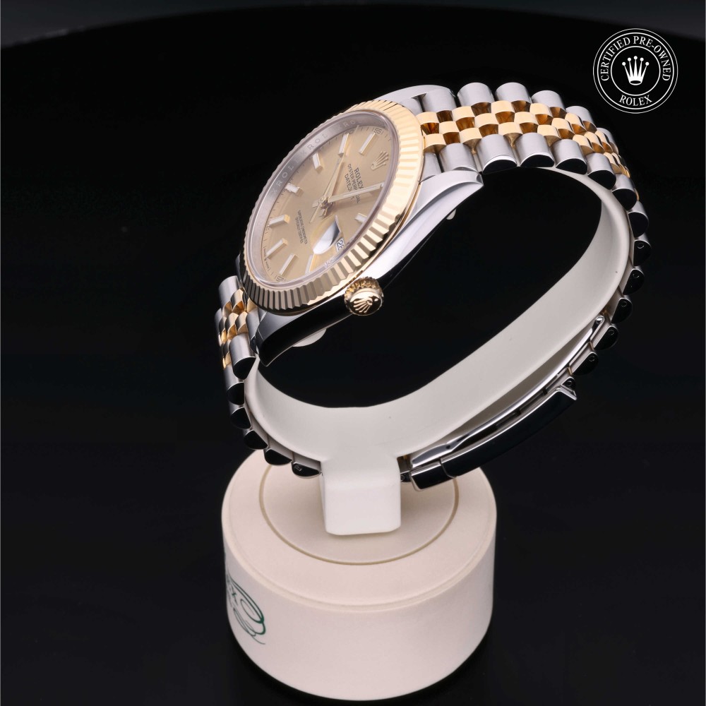 rolex-certified-pre-owned-Datejust-41 mm-Yellow Rolesor-2020-M126333-0010
