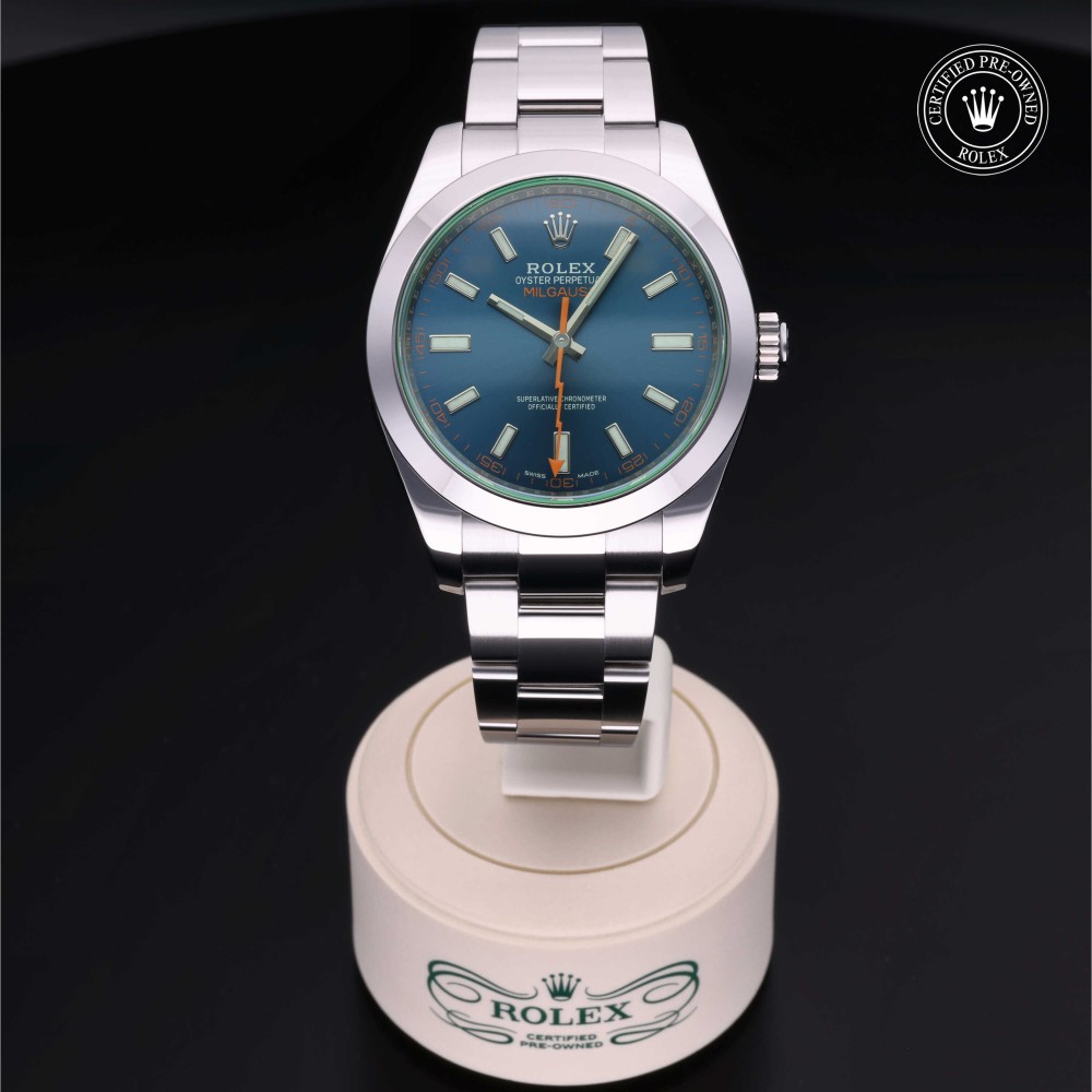 rolex-certified-pre-owned-Milgauss-40 mm-Oystersteel-2018-M116400GV-0002