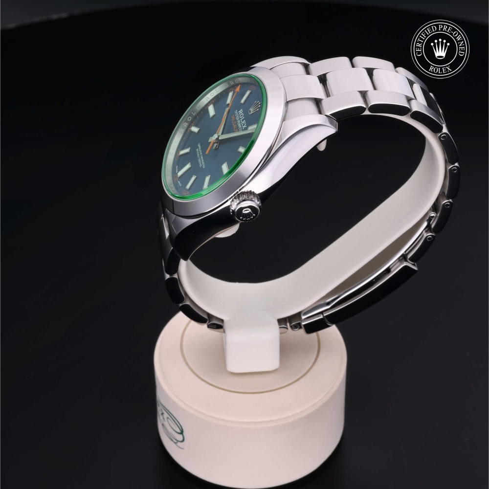 rolex-certified-pre-owned-Milgauss-40 mm-Oystersteel-2018-M116400GV-0002