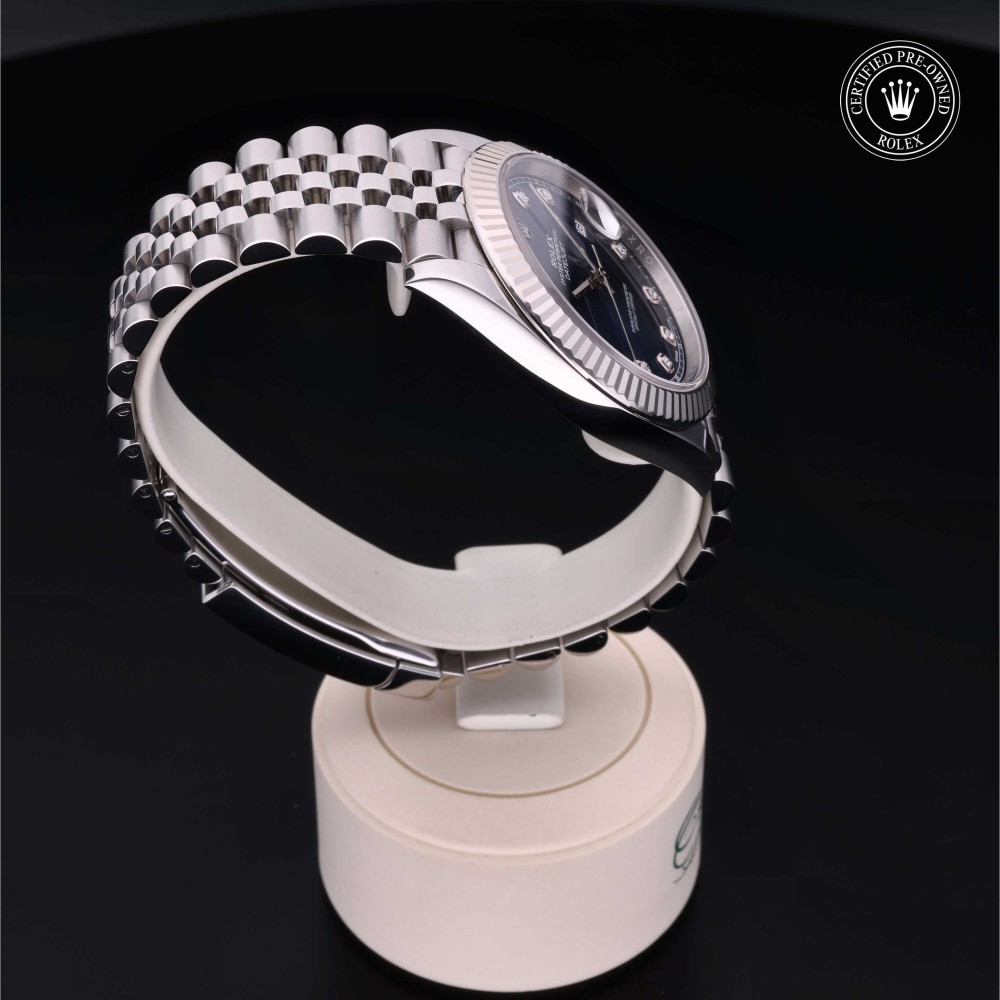 rolex-certified-pre-owned-Datejust-41 mm-White Rolesor-2018-M126334-0015