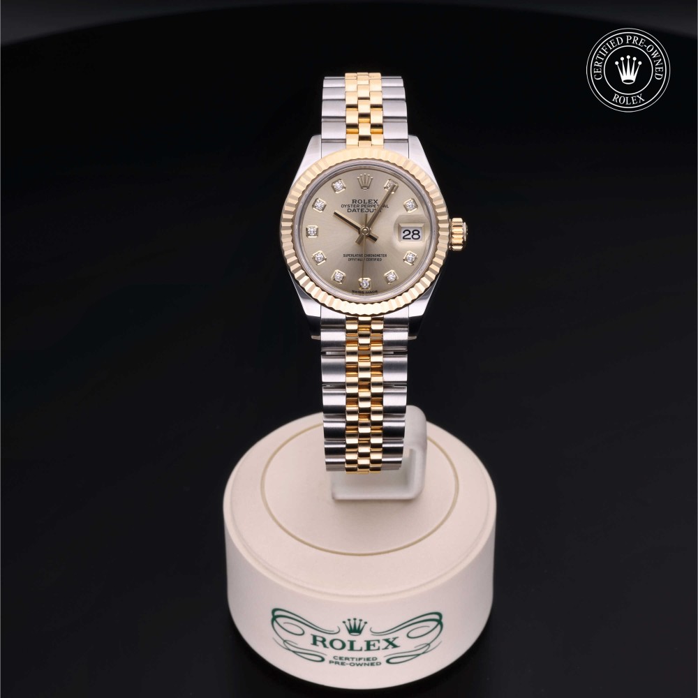 rolex-certified-pre-owned-Lady-Datejust-28 mm-Yellow Rolesor-2016-M279173-0011