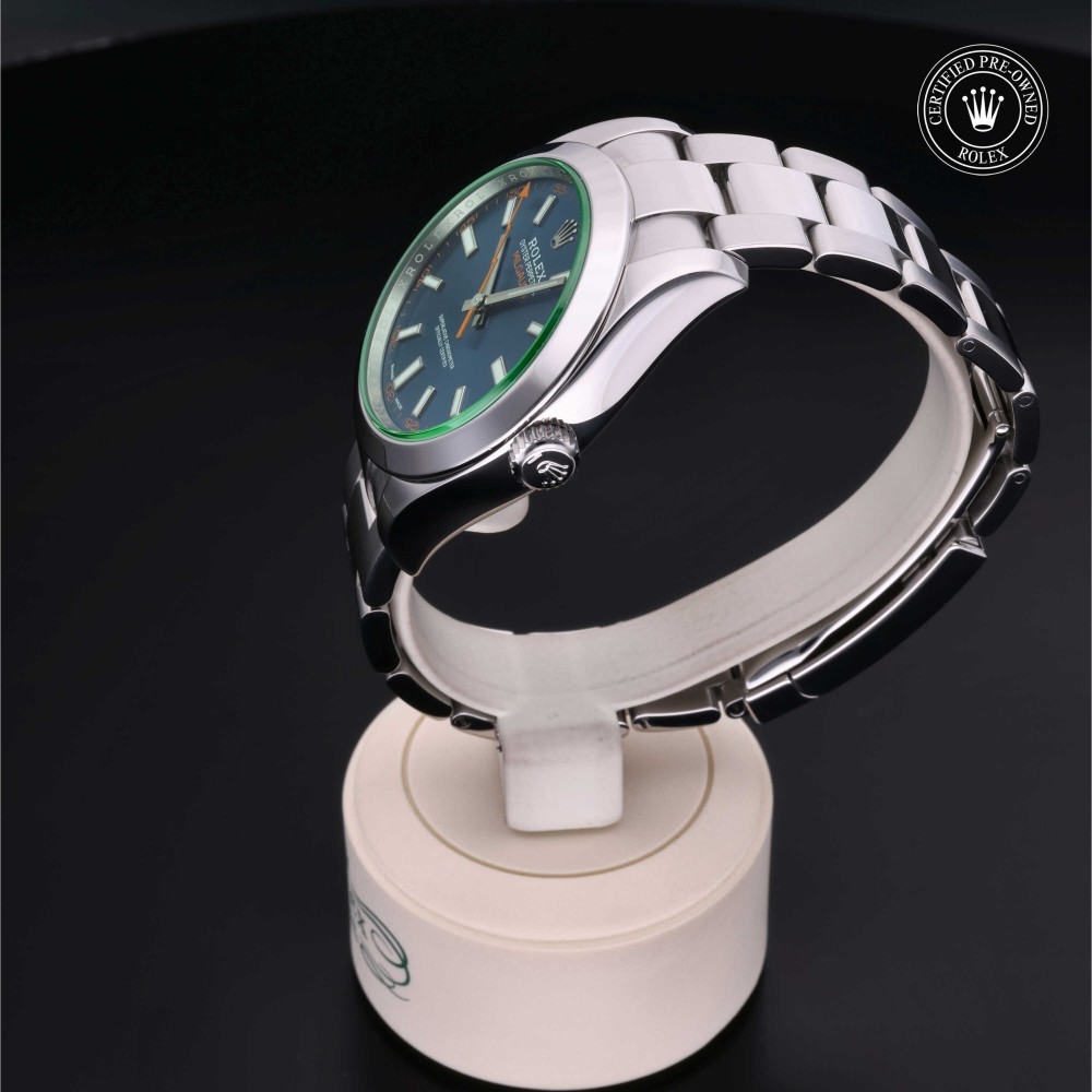 rolex-certified-pre-owned-Milgauss-40 mm-Oystersteel-2017-M116400GV-0002