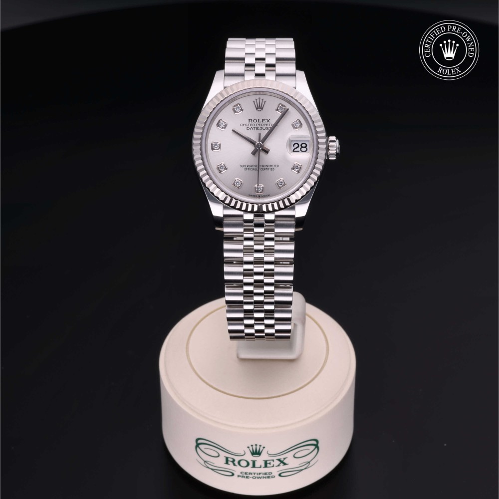 rolex-certified-pre-owned-Datejust-31 mm-White Rolesor-2021-M278274-0030