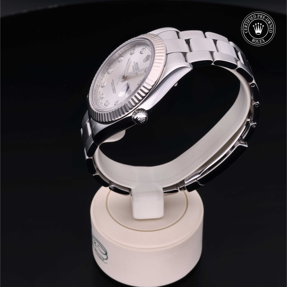 rolex-certified-pre-owned-Datejust II-41 mm-White Rolesor-2010-M116334-0007