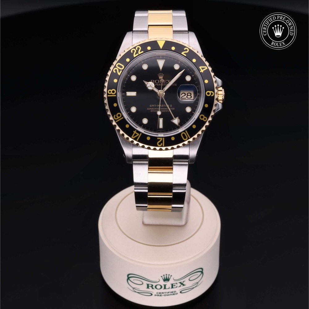 rolex-certified-pre-owned-GMT-Master II-40 mm-Yellow Rolesor-1999-B312-16713-A1