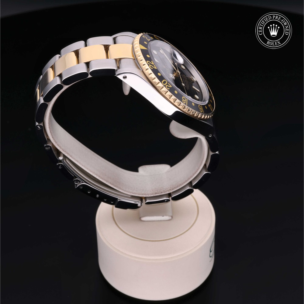 rolex-certified-pre-owned-GMT-Master II-40 mm-Yellow Rolesor-1999-B312-16713-A1