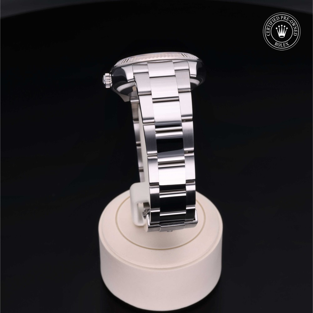 rolex-certified-pre-owned-Oyster Perpetual Date-34 mm-White Rolesor-2012-M115234-0009