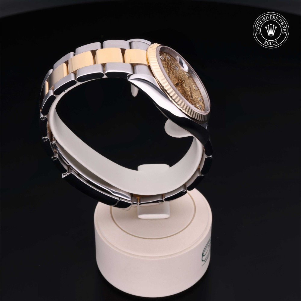 rolex-certified-pre-owned-Datejust-36 mm-Yellow Rolesor-2019-M126233-0033