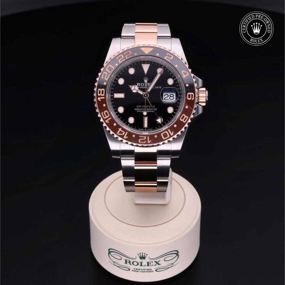 rolex-certified-pre-owned-GMT-Master II-40 mm-Everose Rolesor-2021-M126711CHNR-0002