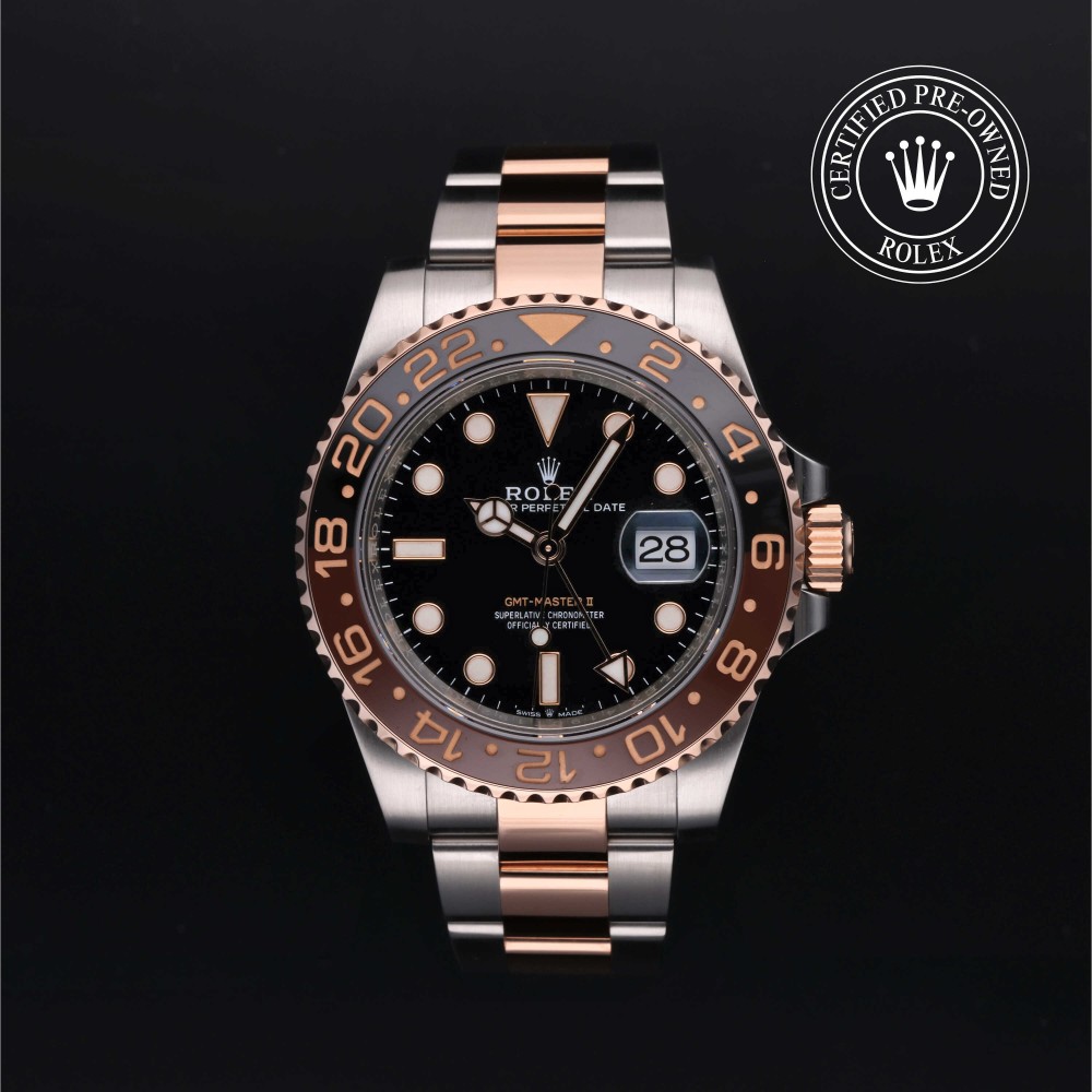 rolex-certified-pre-owned-GMT-Master II-40 mm-Everose Rolesor-2021-M126711CHNR-0002
