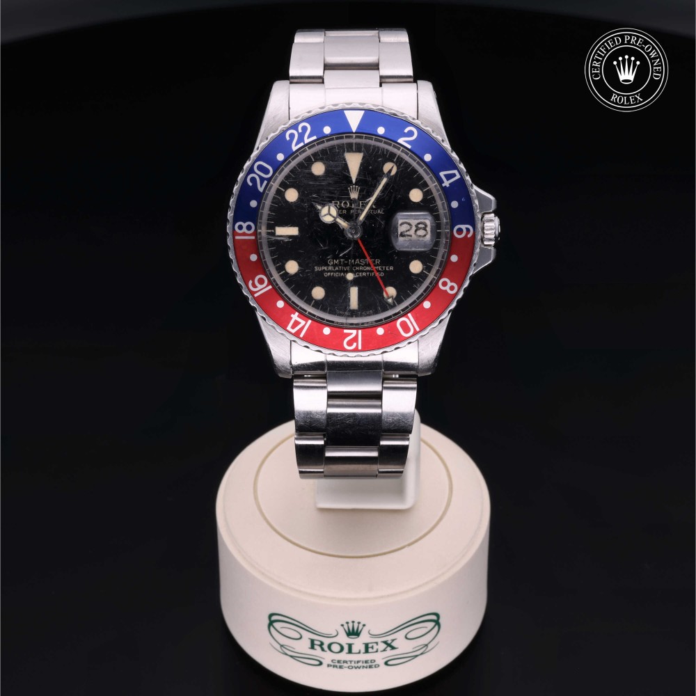 rolex-certified-pre-owned-GMT-Master-40 mm-Stainless Steel-1966-1675/0