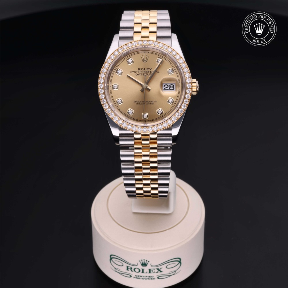 rolex-certified-pre-owned-Datejust-36 mm-Yellow Rolesor-2021-M126283RBR-0003
