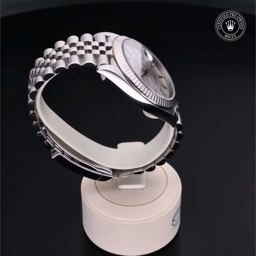 rolex-certified-pre-owned-Datejust-41 mm-White Rolesor-2020-M126334-0004