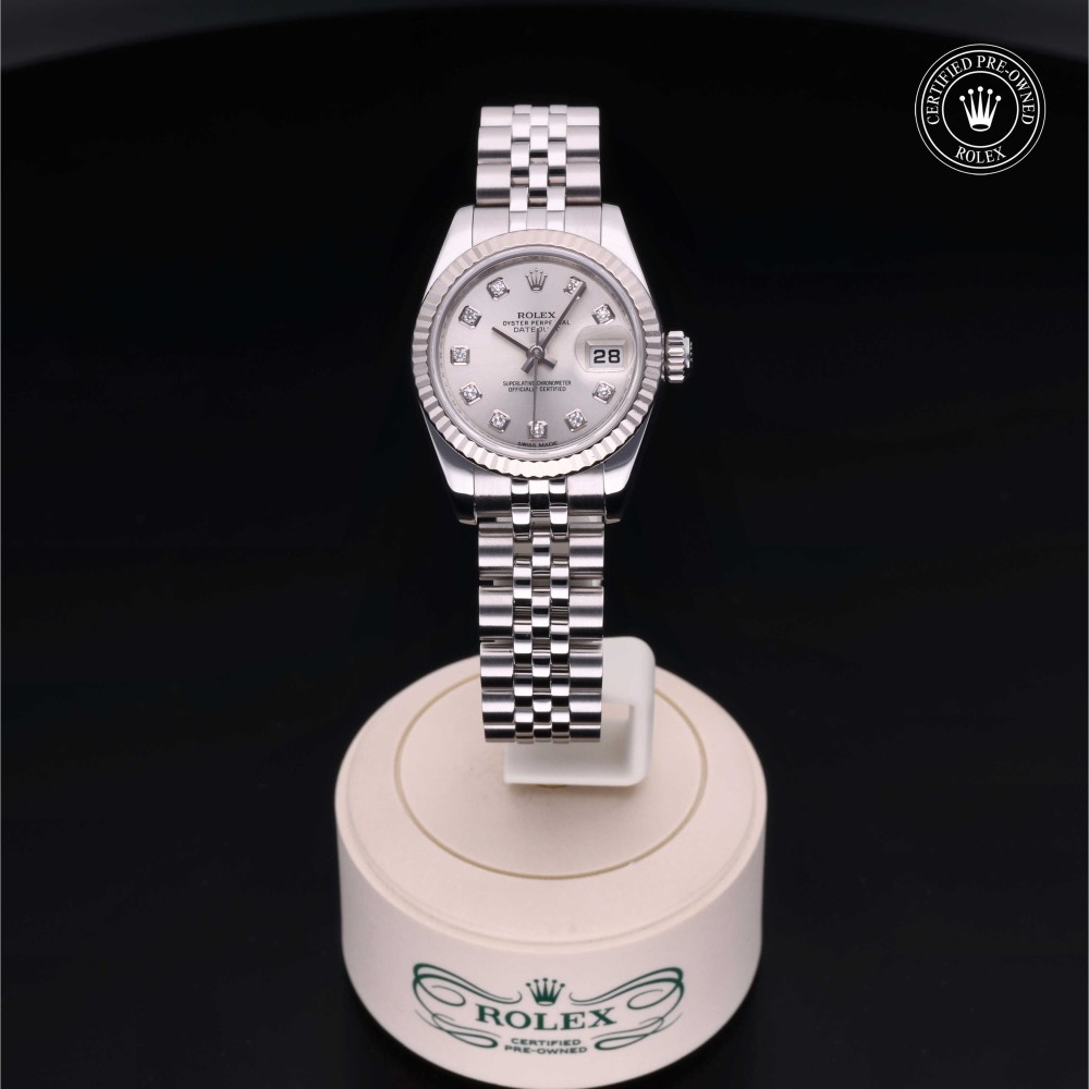 rolex-certified-pre-owned-Lady-Datejust-26 mm-White Rolesor-2011-M179174-0031