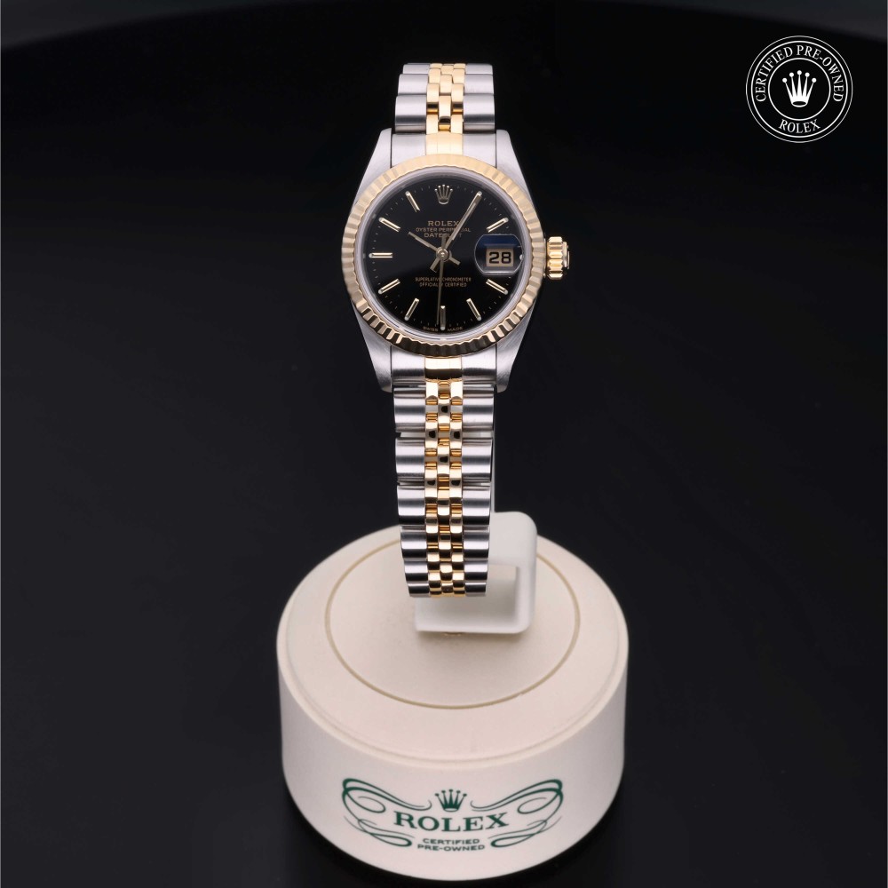rolex-certified-pre-owned-Lady-Datejust-26 mm-Yellow Rolesor-2002-79173
