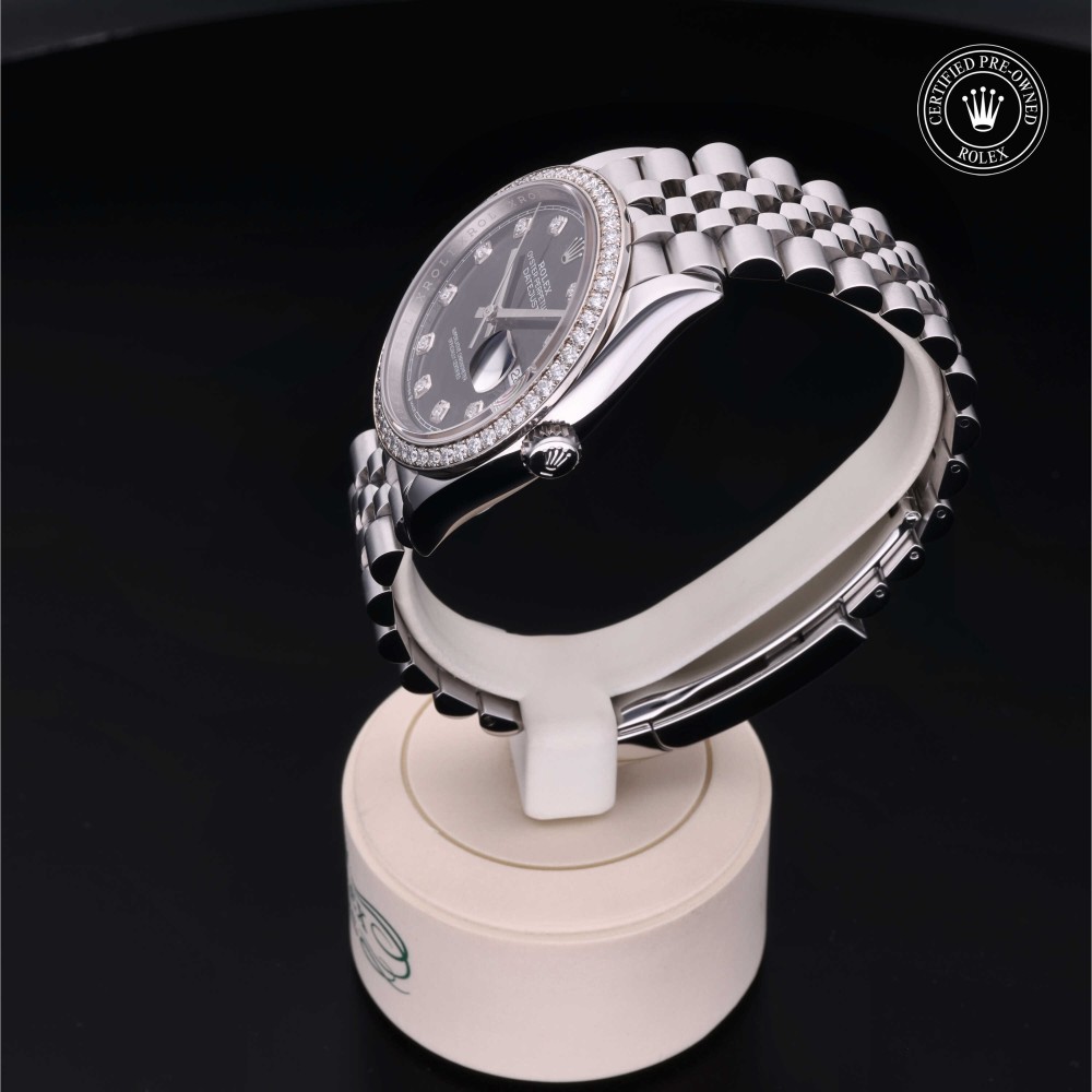 rolex-certified-pre-owned-Datejust-36 mm-White Rolesor-2019-M126284RBR-0019