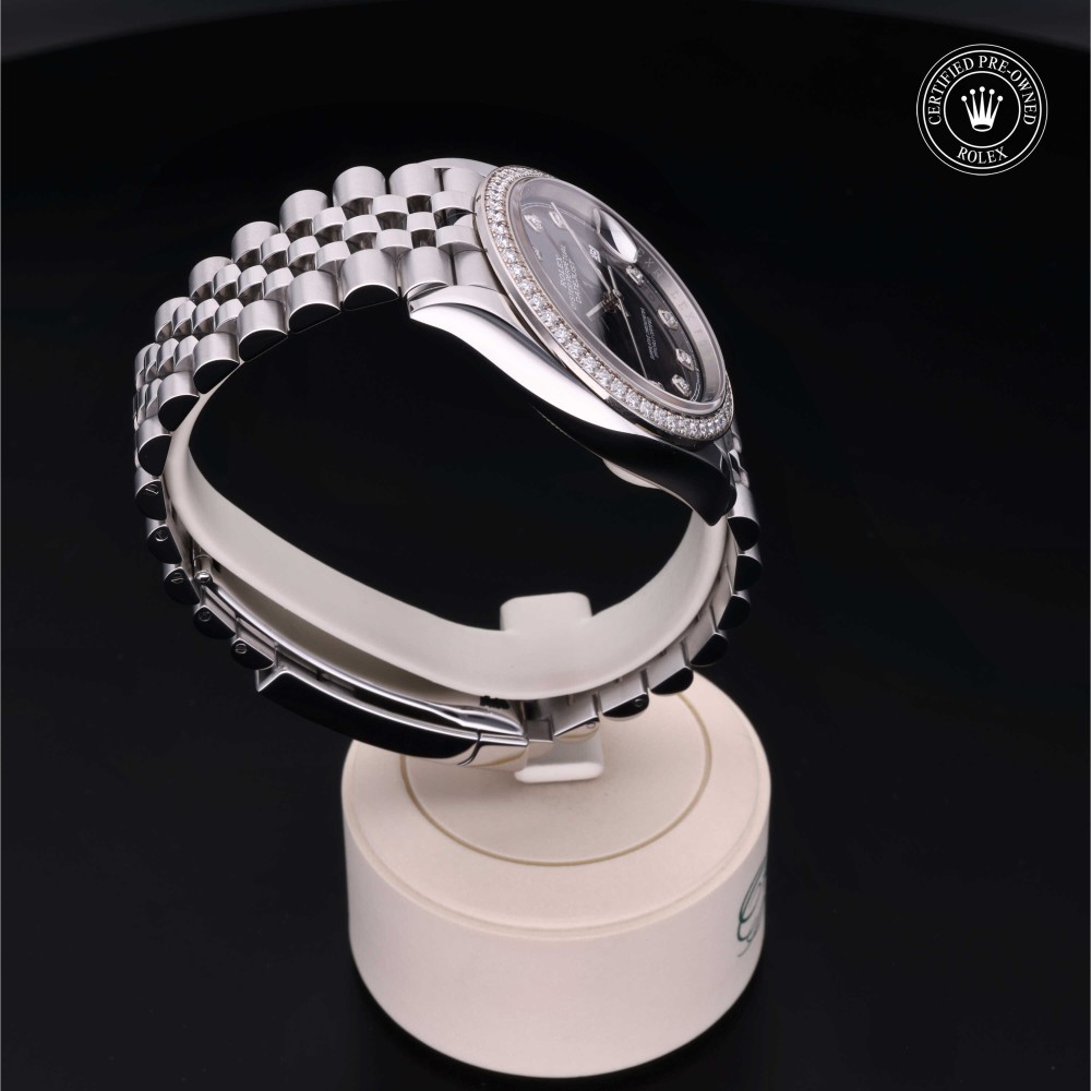 rolex-certified-pre-owned-Datejust-36 mm-White Rolesor-2019-M126284RBR-0019
