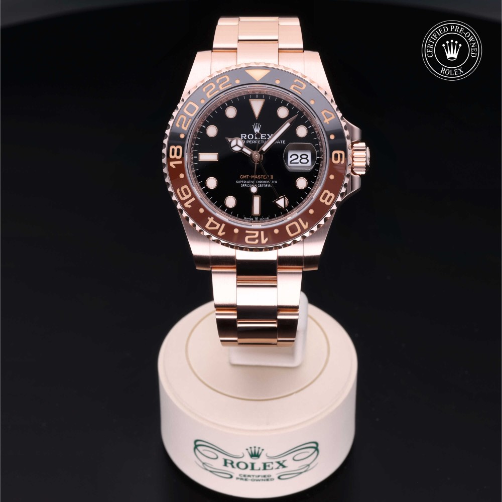 rolex-certified-pre-owned-GMT-Master II-40 mm-18ct Everose Gold-2021-M126715CHNR-0001