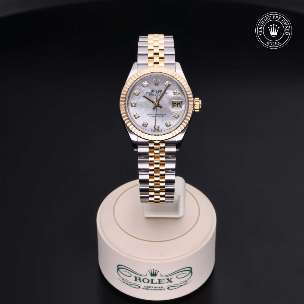 rolex-certified-pre-owned-Lady-Datejust-28 mm-Yellow Rolesor-2021-M279173-0013