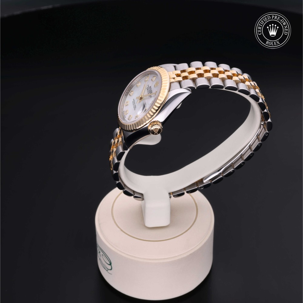 rolex-certified-pre-owned-Lady-Datejust-28 mm-Yellow Rolesor-2021-M279173-0013
