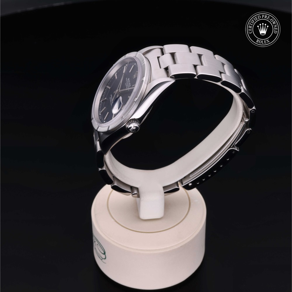 rolex-certified-pre-owned-Oyster Perpetual Date-34 mm-Oystersteel-2002-M15210-0009
