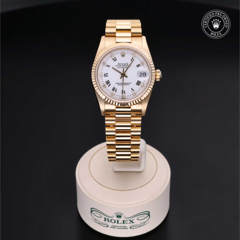 rolex-certified-pre-owned-Datejust-31 mm-18ct Yellow Gold-1995-68278
