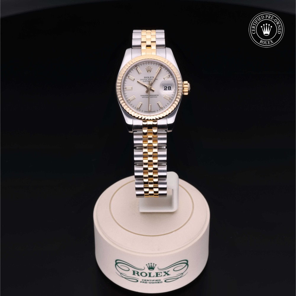 rolex-certified-pre-owned-Lady-Datejust-26 mm-Yellow Rolesor-2008-M179173-0076