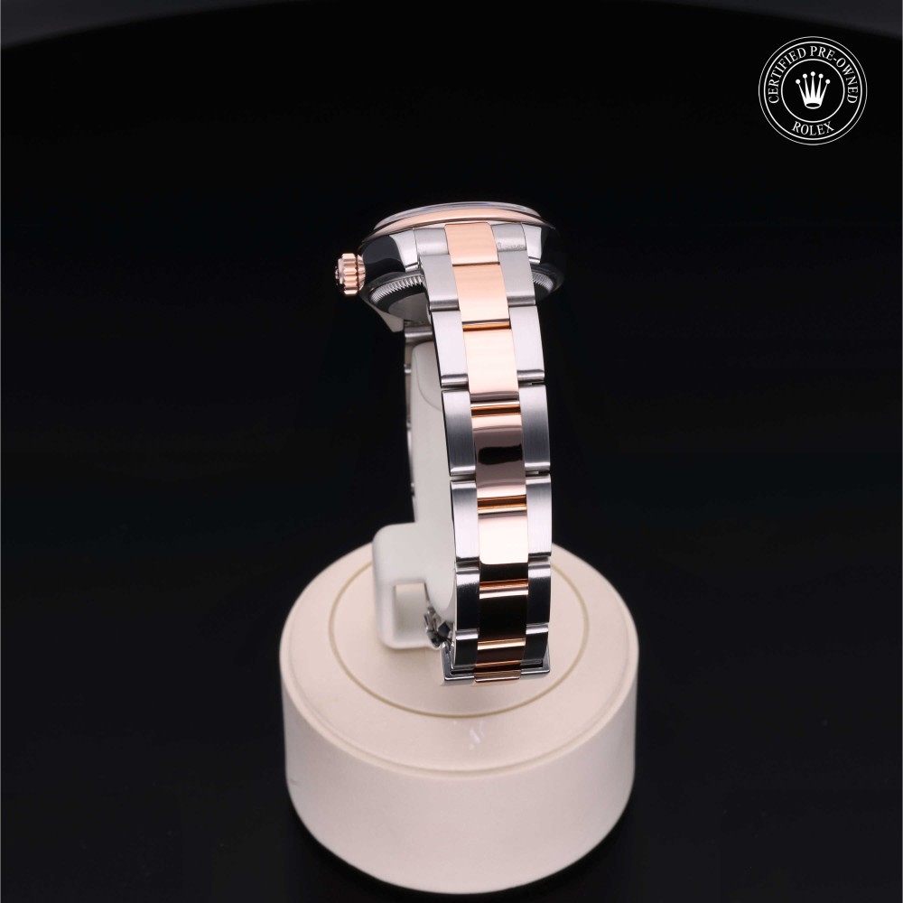 rolex-certified-pre-owned-Lady-Datejust-26 mm-Everose Rolesor-2007-M179161-0016