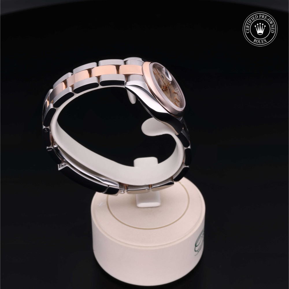 rolex-certified-pre-owned-Lady-Datejust-26 mm-Everose Rolesor-2007-M179161-0016