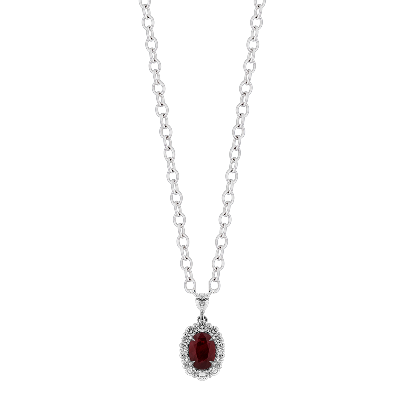 Rosa Ruby Pendant, 0.40ct