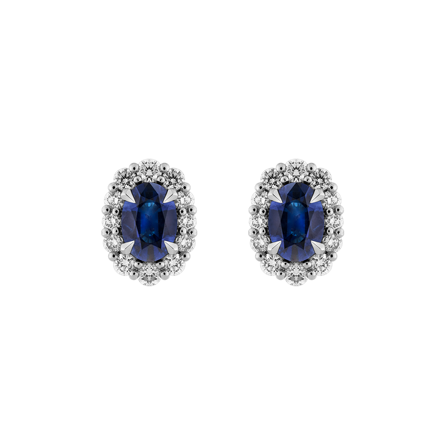 Rosa Sapphire Studs 0.8ct