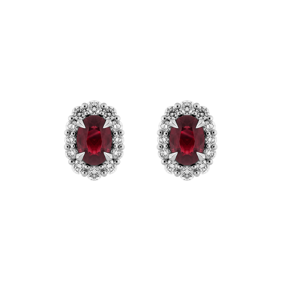Rosa Ruby Studs 0.8ct