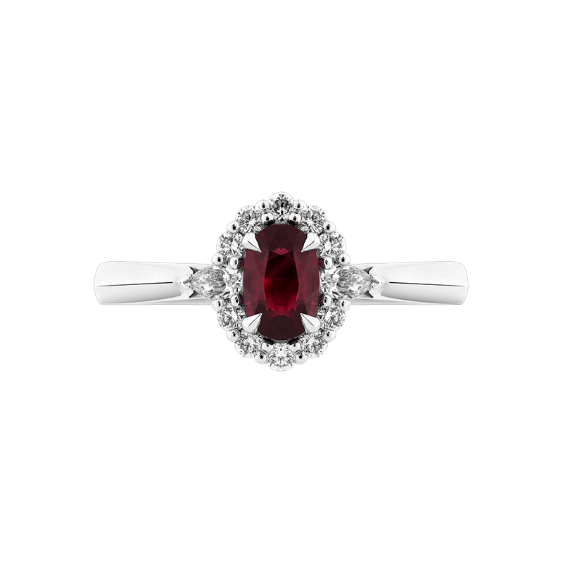 Rosa Ruby Dress Ring 0.6ct