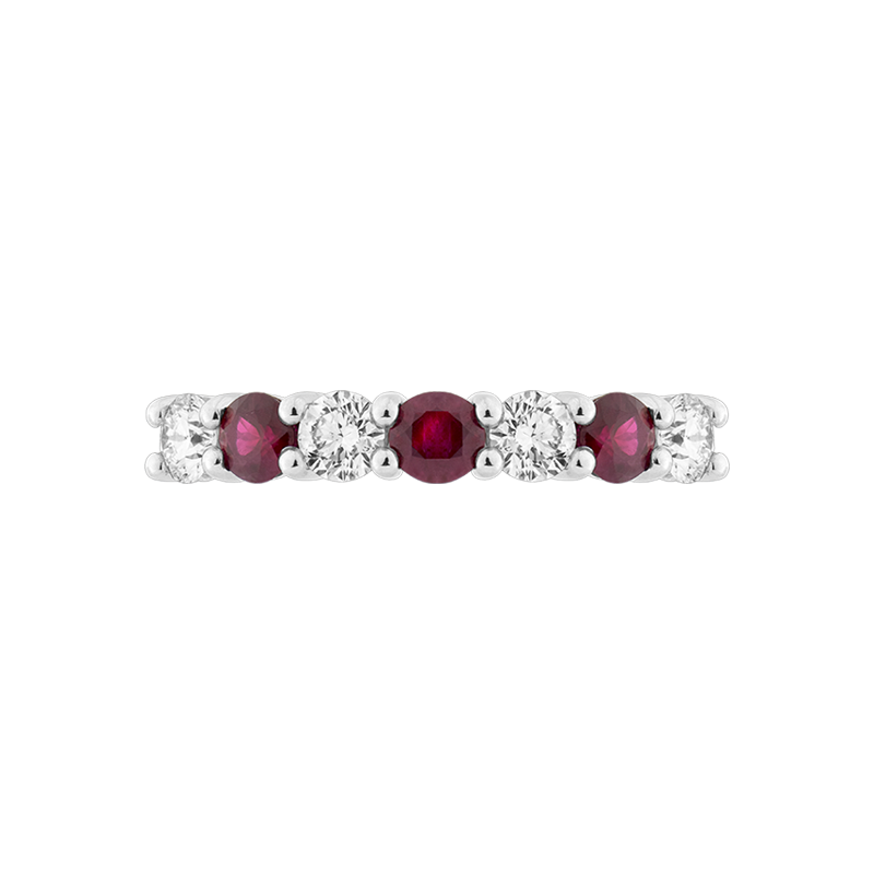 Rosa Ruby Eternity Ring