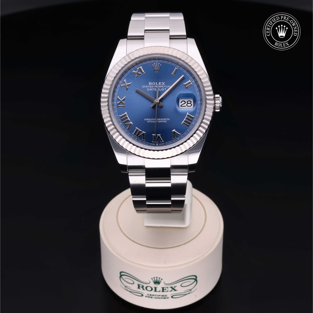 rolex-certified-pre-owned-Datejust-41 mm-White Rolesor-2021-M126334-0025