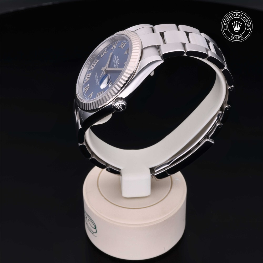 rolex-certified-pre-owned-Datejust-41 mm-White Rolesor-2021-M126334-0025